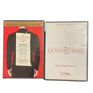 Vintage OSCARS Gosford Park Special Screening and Collectors Edition DVDs